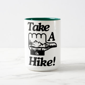Wandern Zweifarbige Tasse