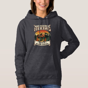 Wandernde Belgische Laekenois-Hund Berg Sonnenunte Hoodie