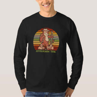 Wandernde Faultier-Camping-Abenteuer-Appalachian-T T-Shirt