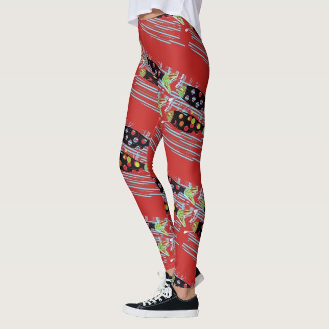 wandernde Fische Thunder_Cove rot Leggings (Links)
