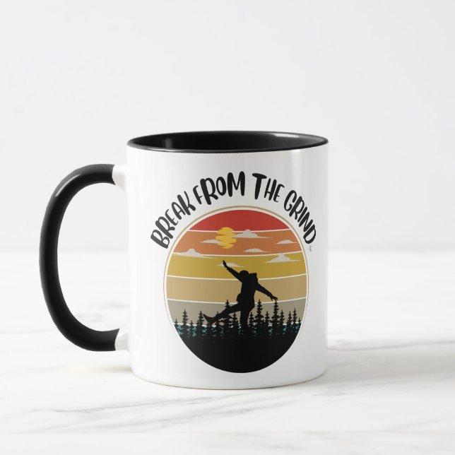 Wandernde Kaffeetasse (Links)