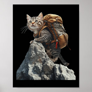 Wandernde Katzen Männer Frauen Kinder Poster