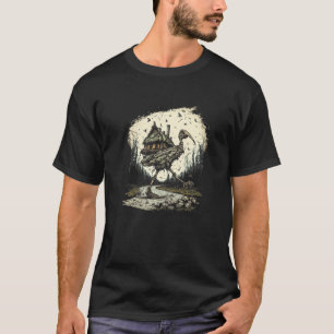 Wanderndes Haus auf Hühnerbeinen slawische Folklor T-Shirt