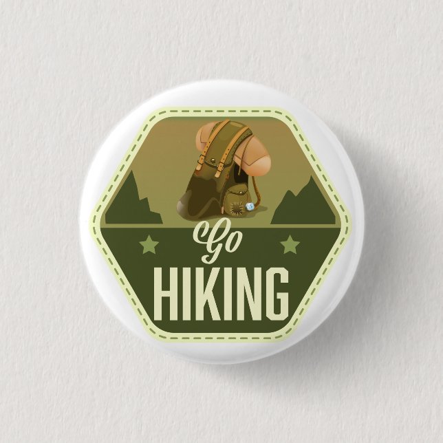 Wanderpflaster Button (Vorderseite)