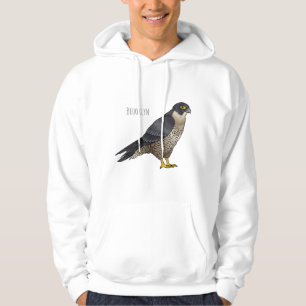 Wanderrassen-Vogel-Comic-Illustration Hoodie