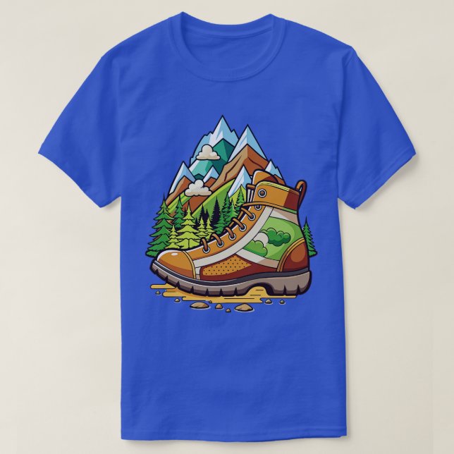 Wanderschuh T-Shirt (Design vorne)