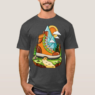 Wanderschuhminimalistisch T-Shirt