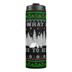 Wanderspass Ugly Weihnachten Thermosbecher