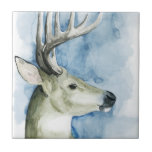 Wanderstag - Wasserfarbe Fliese<br><div class="desc">Wanderstag II von Grace Popp. Ein wunderschöner Aquarell mit einem sanften blauen Hintergrund.</div>