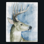 Wanderstag - Wasserfarbe Puzzle<br><div class="desc">Wanderstag II von Grace Popp. Ein wunderschöner Aquarell mit einem sanften blauen Hintergrund.</div>