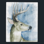 Wanderstag - Wasserfarbe Puzzle<br><div class="desc">Wanderstag II von Grace Popp. Ein wunderschöner Aquarell mit einem sanften blauen Hintergrund.</div>