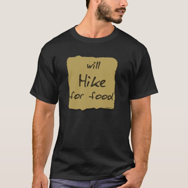 Wandert für Nahrung T-Shirt (Vorderseite)