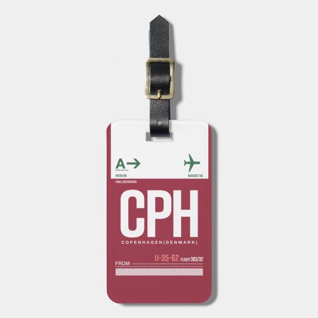 WanderTag - Gepäckmarke Gepäckanhänger (Vorderseite vertikal)