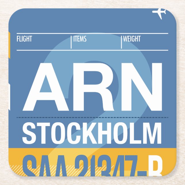 WanderTag Paper-Untersetzer Rechteckiger Pappuntersetzer (Vorderseite)