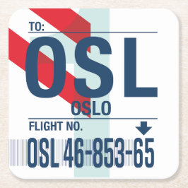 WanderTag Paper-Untersetzer Rechteckiger Pappuntersetzer