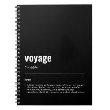 WanderTag - Voyage Black Notebook
