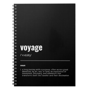 WanderTag - Voyage Black Notebook Notizblock