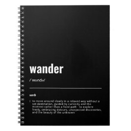 WanderTag - Wander Carnet noir
