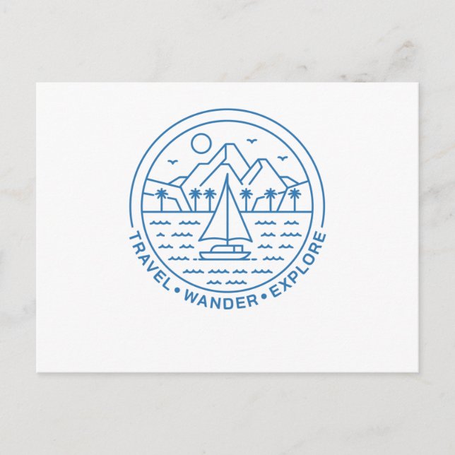 Wandertour Postkarte (Vorderseite)