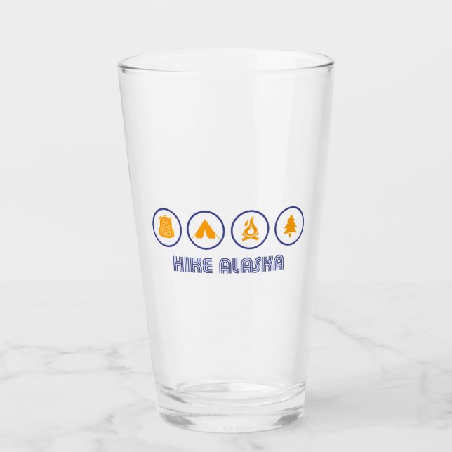 Wanderung Alaska Glas (Vorderseite)