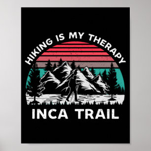 Wanderung auf dem Inka-Trail nach Machu Picchu ist Poster