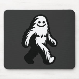Wanderung Bigfoot - Sasquatch Funny Cryptid lächel Mousepad