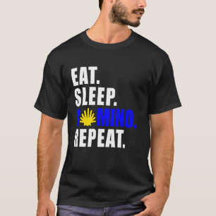 Wanderung Camino De Santiago De Compostela James W T-Shirt