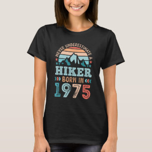 Wanderung geboren 1975 50. Geburtstagswanderung T-Shirt