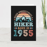 Wanderung geboren im Jahr 1955 70. Geburtstag