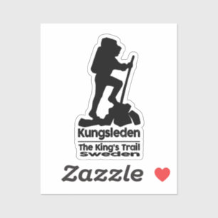 Wanderung - Kungsleden - The Kings Trail - Schwede Aufkleber