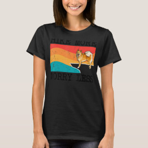 Wanderung mehr Besorgnis weniger isländischen Shee T-Shirt