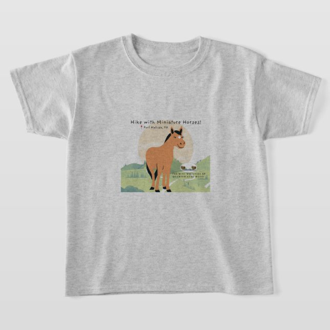 Wanderung mit Miniaturpferden (Port Matilda, PA) T-Shirt (Ablage )
