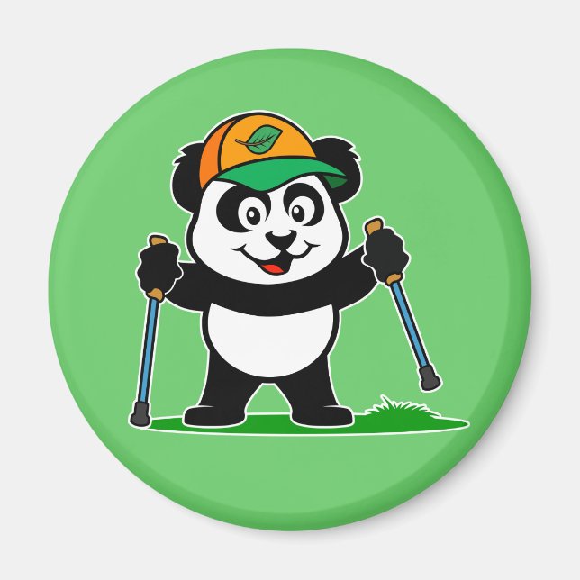 Wanderung Panda Magnet (Vorne)