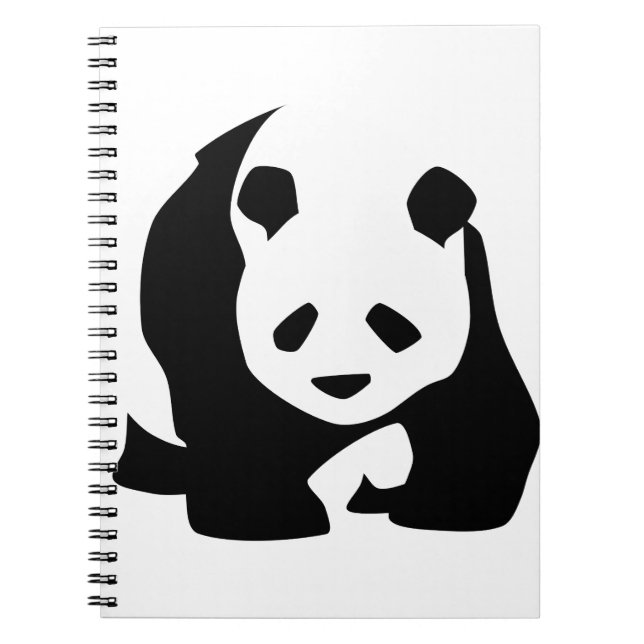 Wanderung Panda Notizblock (Vorderseite)