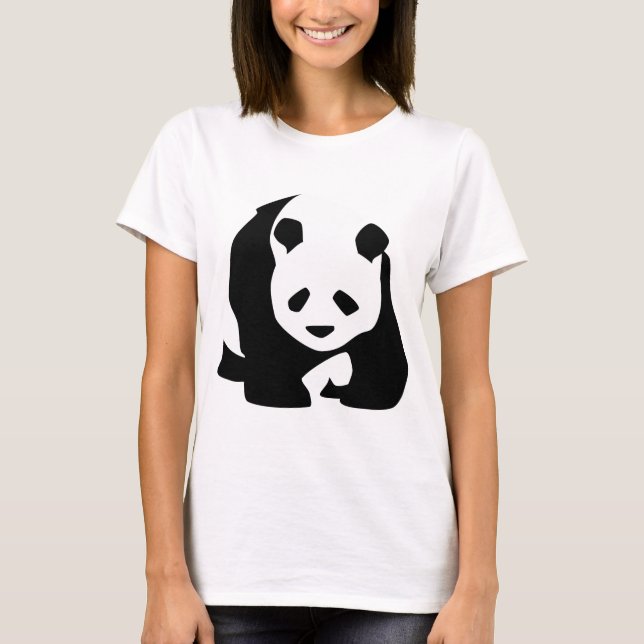 Wanderung Panda T-Shirt (Vorderseite)