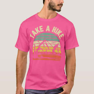 Wanderung Retrowandern im Freien Camping Natur H T-Shirt