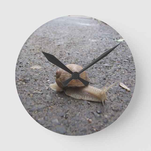 Wanderung Runde Wanduhr (Vorderseite)