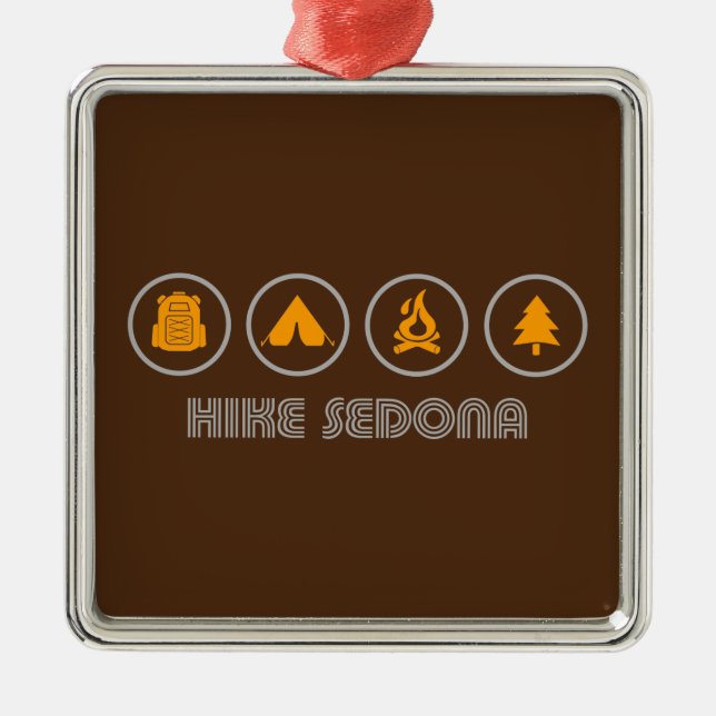 Wanderung Sedona Ornament Aus Metall (Vorne)