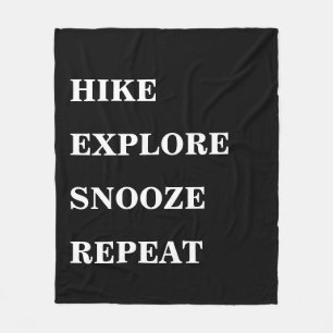 Wanderung Snooze wiederholen   Erstellen Sie Ihre  Fleecedecke