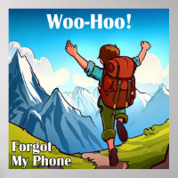 Wanderung Woo-Hoo hat mein Telefon vergessen