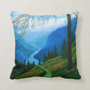 Wanderweg durch die Berge Accent Cushion Kissen