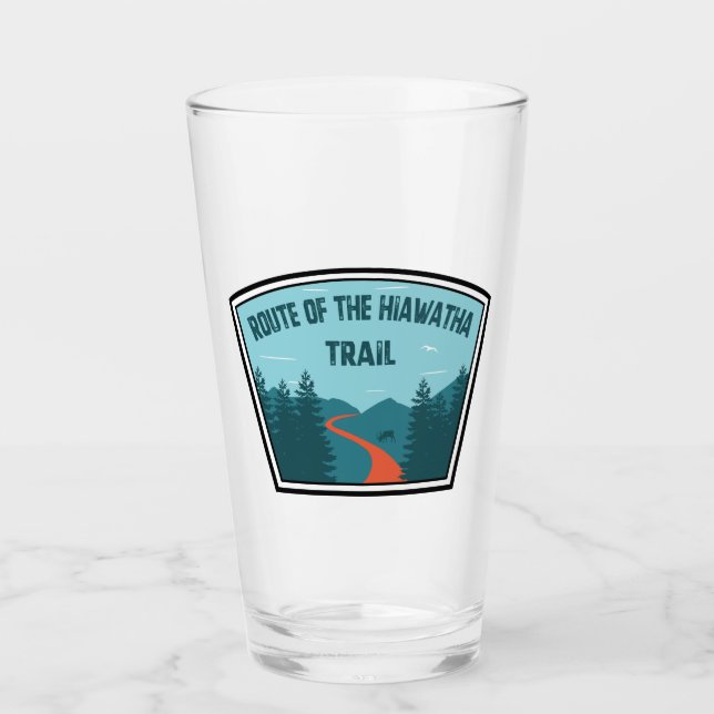 Wanderweg Hiawatha Glas (Vorderseite)