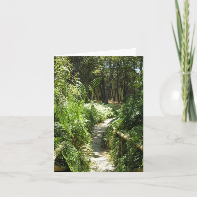 Wanderweg Spanien fotografische Karte Alltag (Vorderseite)