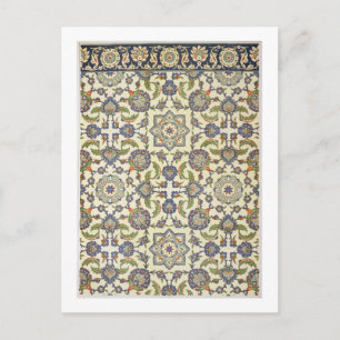 Wandfliesen von Qasr Rodouan, von "Arab Art as See Postkarte