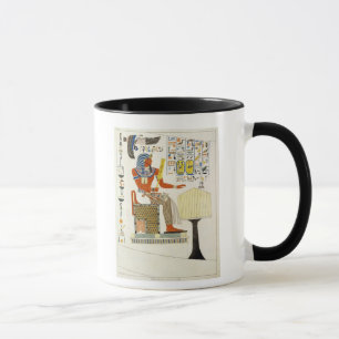 Wandgemälde von den Gräbern der Könige von Theb Tasse