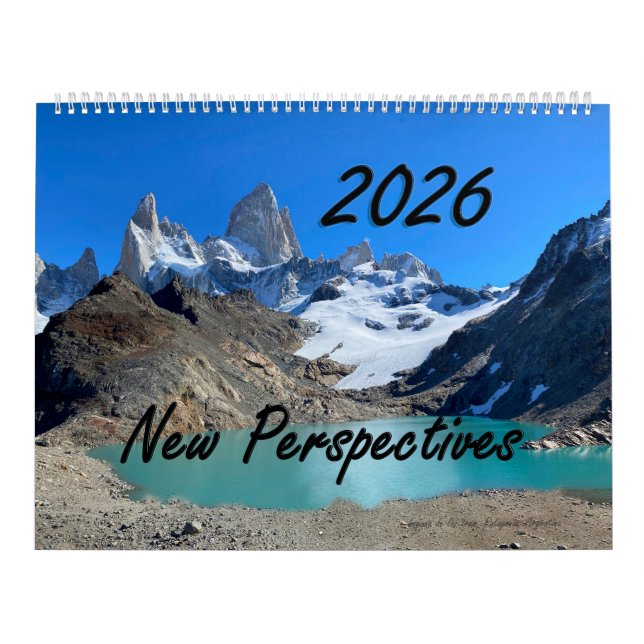 Wandkalender 2026 mit englischen Bibelversen (Titelbild)