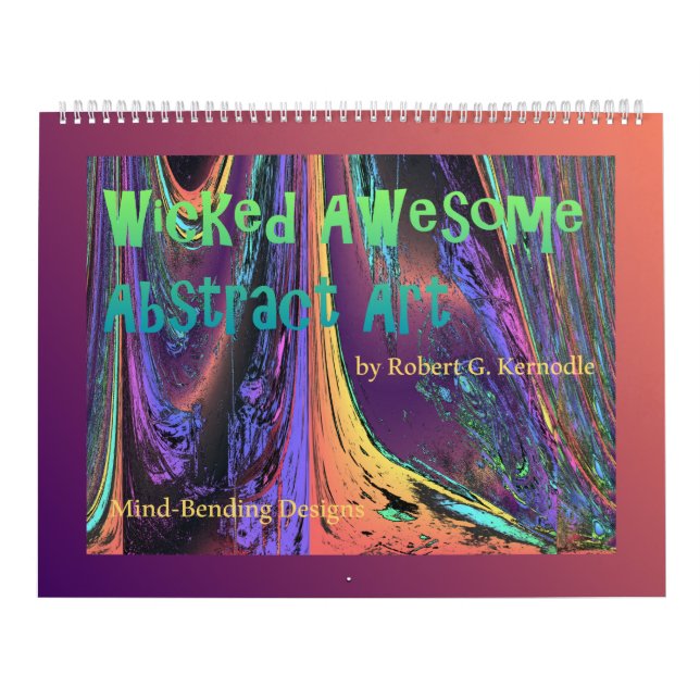 Wandkalender-böse fantastische abstrakte Kunst Kalender (Titelbild)