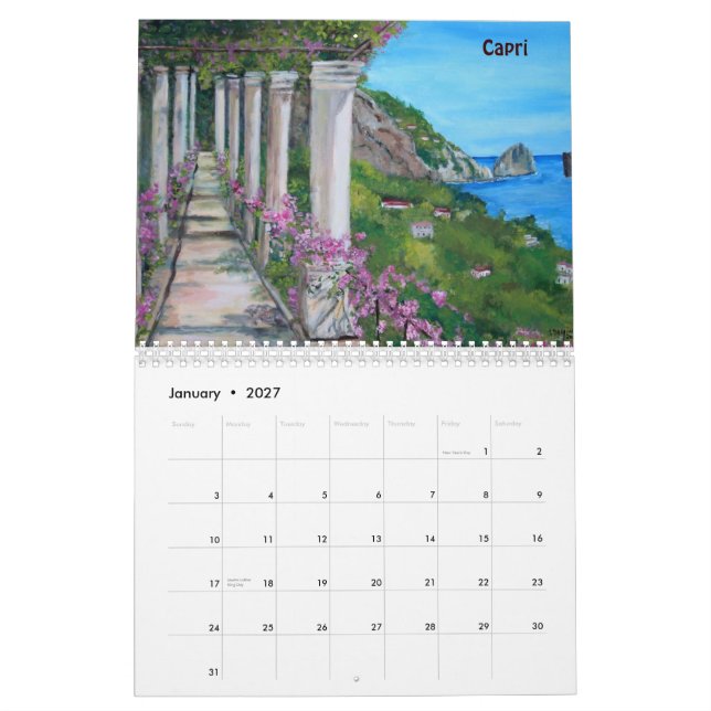 Wandkalender Italiens 2015 (Jan 2027)