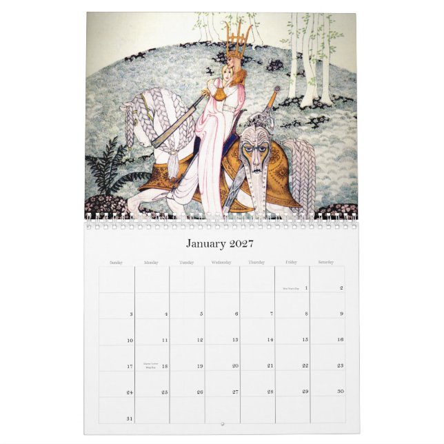 Wandkalender Kays Nielsen 2011 (Jan 2027)