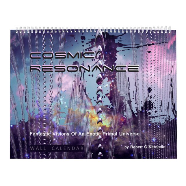 Wandkalender-kosmische Resonanz-exotischer Kosmos Kalender (Titelbild)